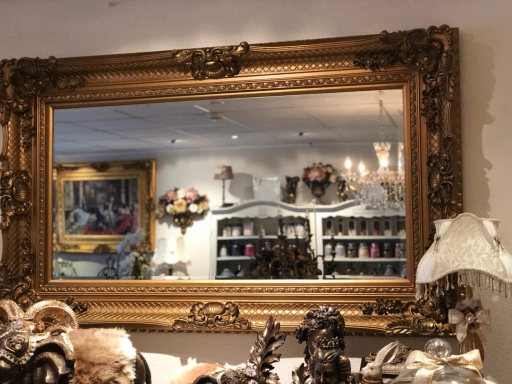 bezoek Symmetrie Specialiteit Barok spiegel goud groot | Angelas Kroonjuweeltje