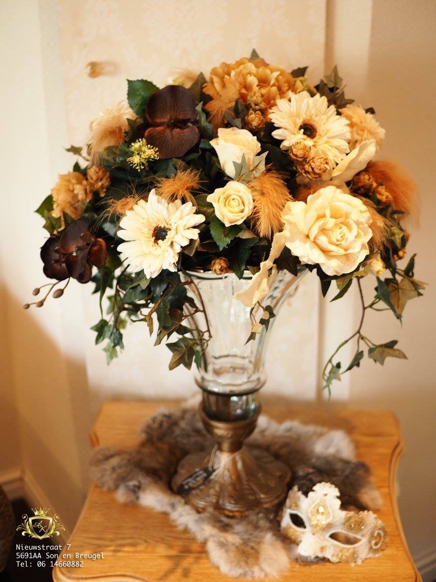 vriendelijke groet Gelijk zwaartekracht Zijde bloemstukken en decoratie, 'oog'strelend! | Angelas Kroonjuweeltje